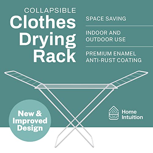 Home Intuition Foldable Clothes Drying Rack Dryer