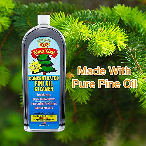 King Pine Concentrated 20 oz Industrial Strength Black Pine Multi-Surface Cleaner