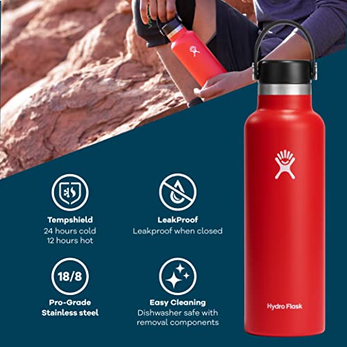 Mouth Water Bottle with Flex Cap
