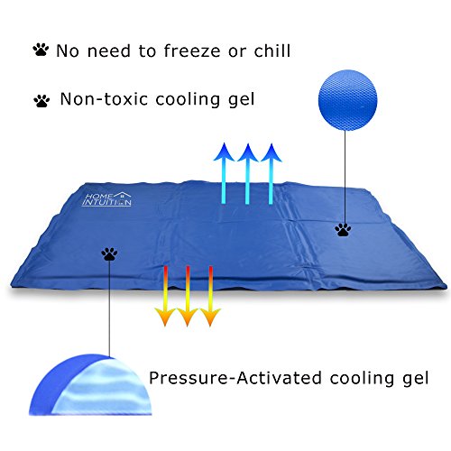 Home Intuition Chill Comfort Cooling Gel Pet Mat