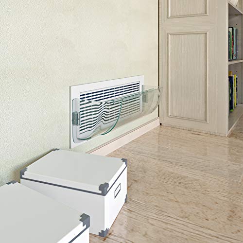 Home Intuition Adjustable Magnetic Air Deflector for Sidewall and Ceiling Registers and Vents 10-14 Inch