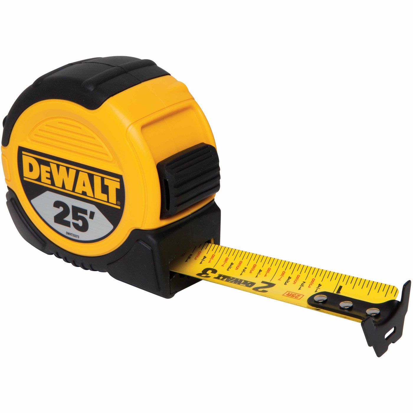 DEWALT DWHT33373L 1 1/8-Inch x 25-Foot Short Tape, 10-Foot Stand Out