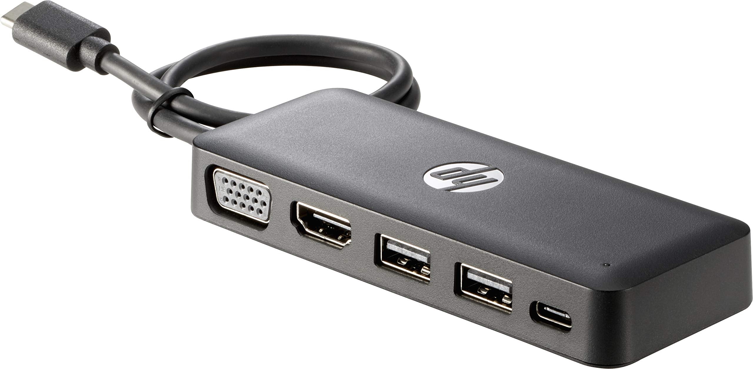 HP Z9G82AA USB-C Travel Hub,Black